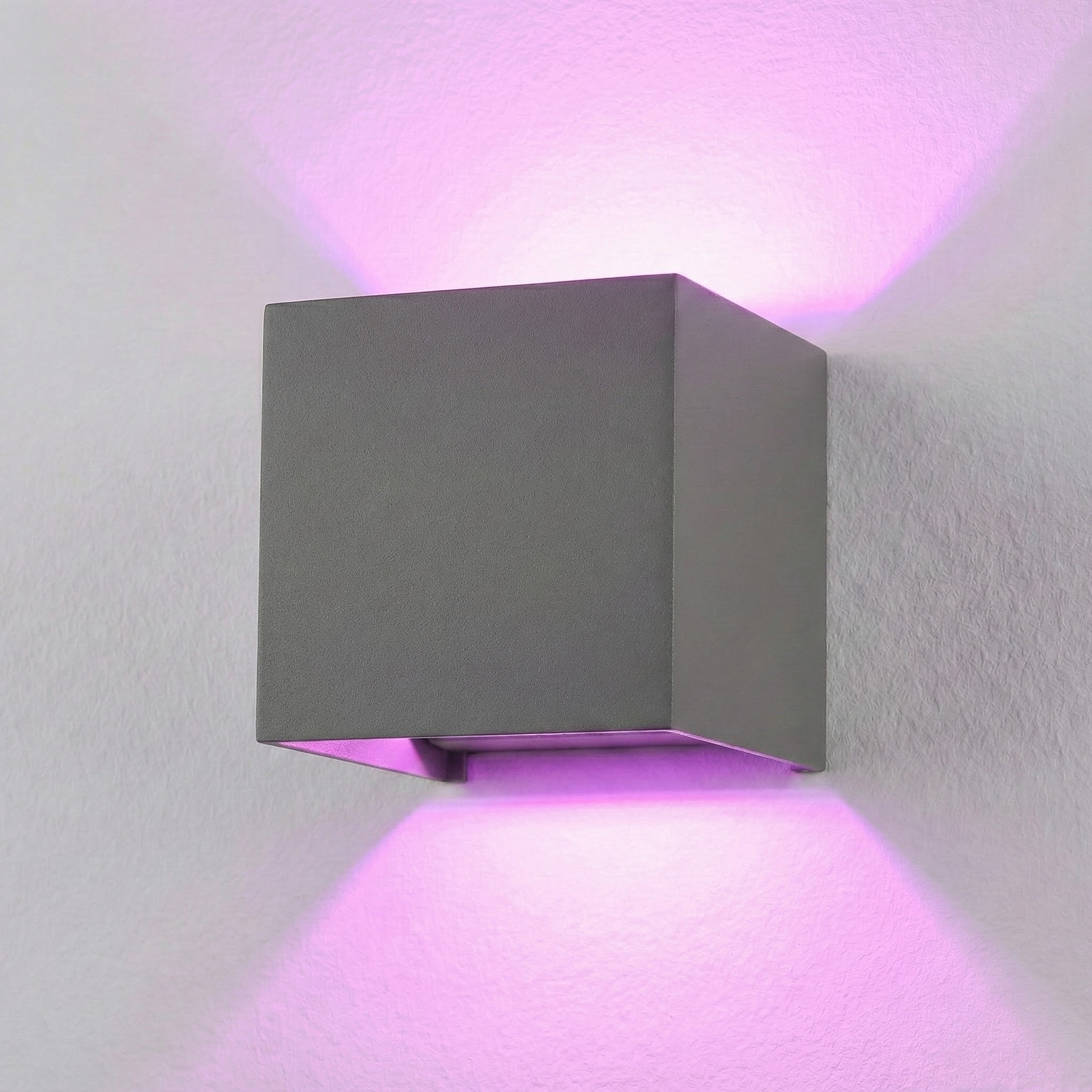 Metzler Up-Down-Light | RGBW | Dimmbar | App-Steuerung | 6,5 W LED Smart-Wandleuchte | Lumic Smart