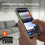 Metzler Up-Down-Light | RGBW | Dimmbar | App-Steuerung | 6,5 W LED Smart-Wandleuchte | Lumic Smart
