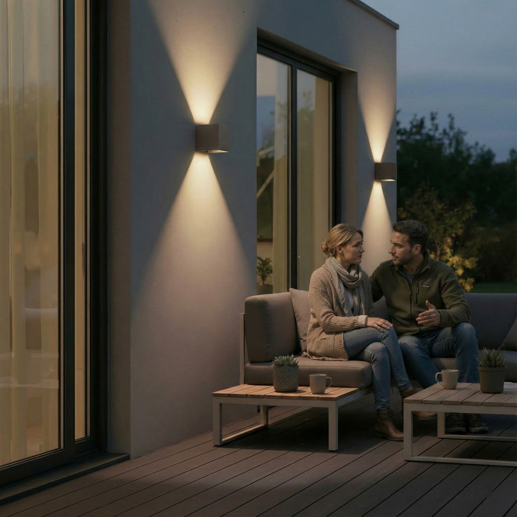 Metzler LED Wandleuchte Up-Down-Light | 6 Watt | LED 3000K Warmweiß | Lumic