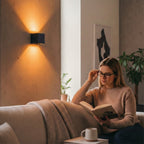 Metzler Up-Down-Light | RGBW | Dimmbar | App-Steuerung | 6,5 W LED Smart-Wandleuchte | Lumic Smart