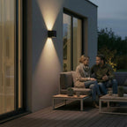 Metzler Up-Down-Light | RGBW | Dimmbar | App-Steuerung | 6,5 W LED Smart-Wandleuchte | Lumic Smart
