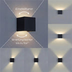 Metzler LED Wandleuchte Up-Down-Light | 6 Watt | LED 3000K Warmweiß | Lumic