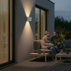 Metzler Up-Down-Light | RGBW | Dimmbar | App-Steuerung | 6,5 W LED Smart-Wandleuchte | Lumic Smart