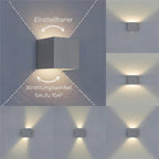 Metzler LED Wandleuchte Up-Down-Light | 6 Watt | LED 3000K Warmweiß | Lumic