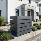 Metzler Modular erweiterbares Segment für die Wärmepumpenabdeckung | Anthrazit