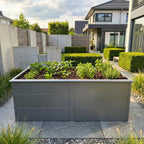 Metzler Hochbeet XL für den Garten | Mit Schneckenschutz | Pulverbeschichtet | 206 x 77 x 106 cm