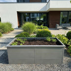 Metzler Hochbeet XL für den Garten | Mit Schneckenschutz | Pulverbeschichtet | 206 x 77 x 106 cm