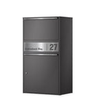 Metzler Paketbox XL personalisiert mit Gravur | Paketkasten rostfrei | Bispo Max 2