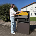 Metzler Paketbox XL personalisiert mit Gravur | Paketkasten rostfrei | Bispo Max 2