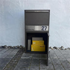 Metzler Paketbox XL personalisiert mit Gravur | Paketkasten rostfrei | Bispo Max 2