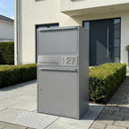 Metzler Paketbox XL personalisiert mit Gravur | Paketkasten rostfrei | Bispo Max 2