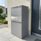 Metzler Paketbox XL personalisiert mit Gravur | Paketkasten rostfrei | Bispo Max 2