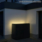 Metzler Mülltonnenbox | 2er | 240l | aus Aluminium | rostfrei & massiv