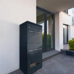 Metzler Paketbox mit Briefkasten | mit Sichtfenster | mit Briefeinwurf | rostfrei | Bispo 3