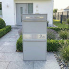 Metzler Paketbox XL mit Briefkasten | Paketkasten rostfrei | personalisiert mit Gravur | Bispo Max 2