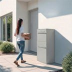 Metzler Paketbox XL mit Briefkasten | Paketkasten rostfrei | Bispo Max