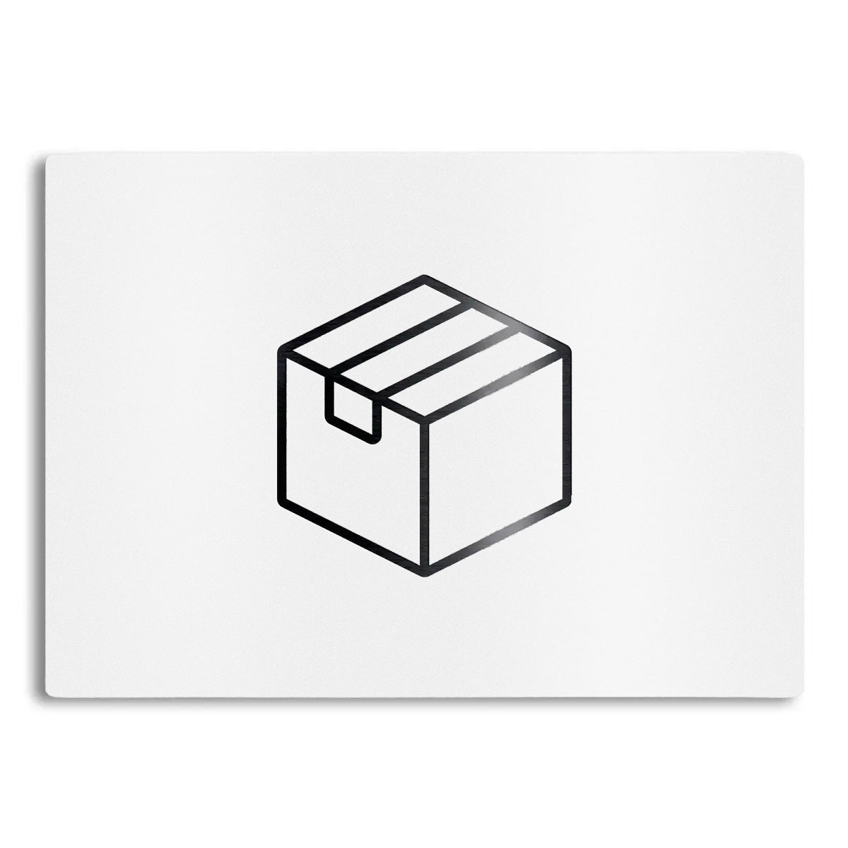 Metzler Edelstahlschild mit Paketsymbol für Paketboxen