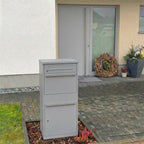 Metzler Paketbox mit Briefkasten | mit Briefeinwurf | für Pakete bis zur Größe M | rostfrei | Bispo