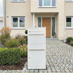 Metzler Paketbox mit Briefkasten | mit Briefeinwurf | für Pakete bis zur Größe M | rostfrei | Bispo