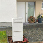 Metzler Paketbox mit Briefkasten | mit Briefeinwurf | für Pakete bis zur Größe M | rostfrei | Bispo