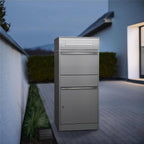 Metzler Paketbox mit Briefkasten | LED |  für Pakete bis zur Größe M | Bispo