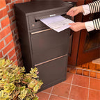 Metzler Paketbox mit austauschbarem Namensschild | für Pakete bis zur Größe M | Bispo RE