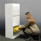 Metzler Paketbox mit 3 Briefkästen | LED | dreifacher Briefeinwurf | Bispo
