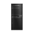 Metzler Paketbox mit Briefkasten | personalisiert mit Gravur | Edelstahl-Namensschild | mit Briefeinwurf | Taren