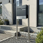 Metzler Standbriefkasten | inkl. Namensschild aus Edelstahl | Thobe