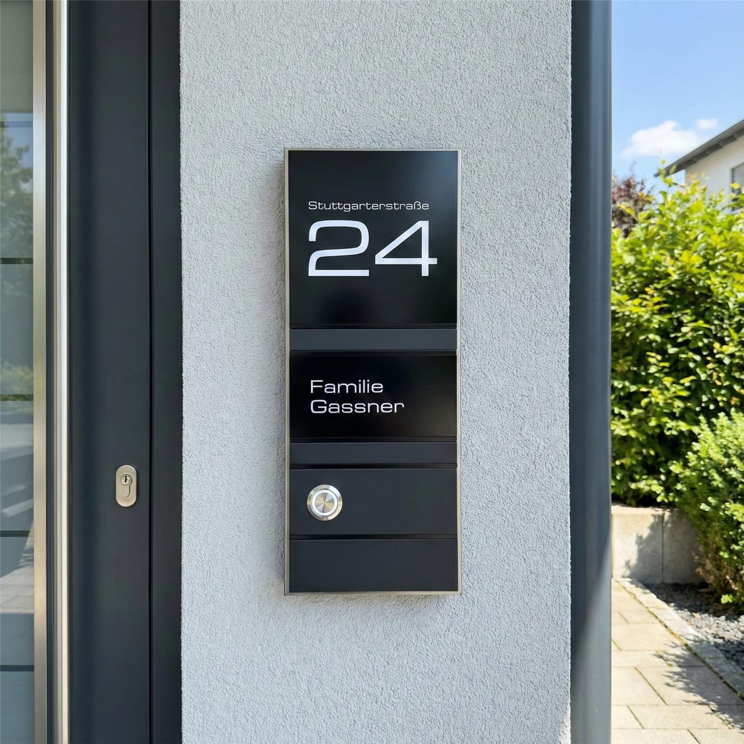 Metzler Türklingel inklusive LED-Beleuchtung | Theo