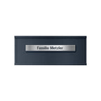 Metzler Brieffach für Paketbox Modellreihe Zivo 2 | personalisiert mit Gravur | Anthrazit