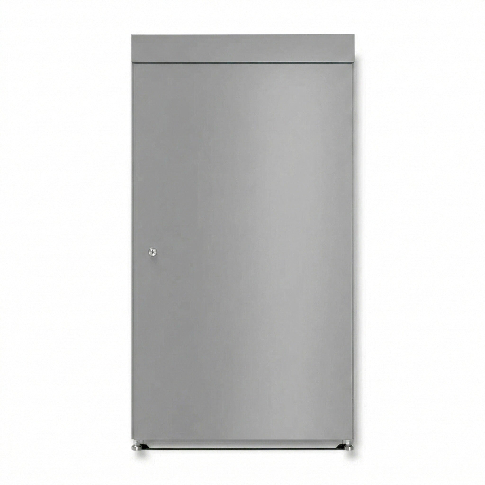 Metzler Mülltonnenbox mit Pflanzdach | 1er | 240l | aus Aluminium | rostfrei & massiv