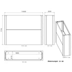Metzler 3er-Set aus den Hochbeeten S, M und L | RAL 7016 Anthrazitgrau | 75  x 100 x 77 cm