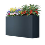 Metzler Hochbeet M für den Garten | kompakte Größe | RAL 7016 Anthrazitgrau | 25 x 100 x 52 cm