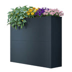 Metzler Hochbeet L für den Garten | kompakte Größe | RAL 7016 Anthrazitgrau | 25 x 100 x 77 cm