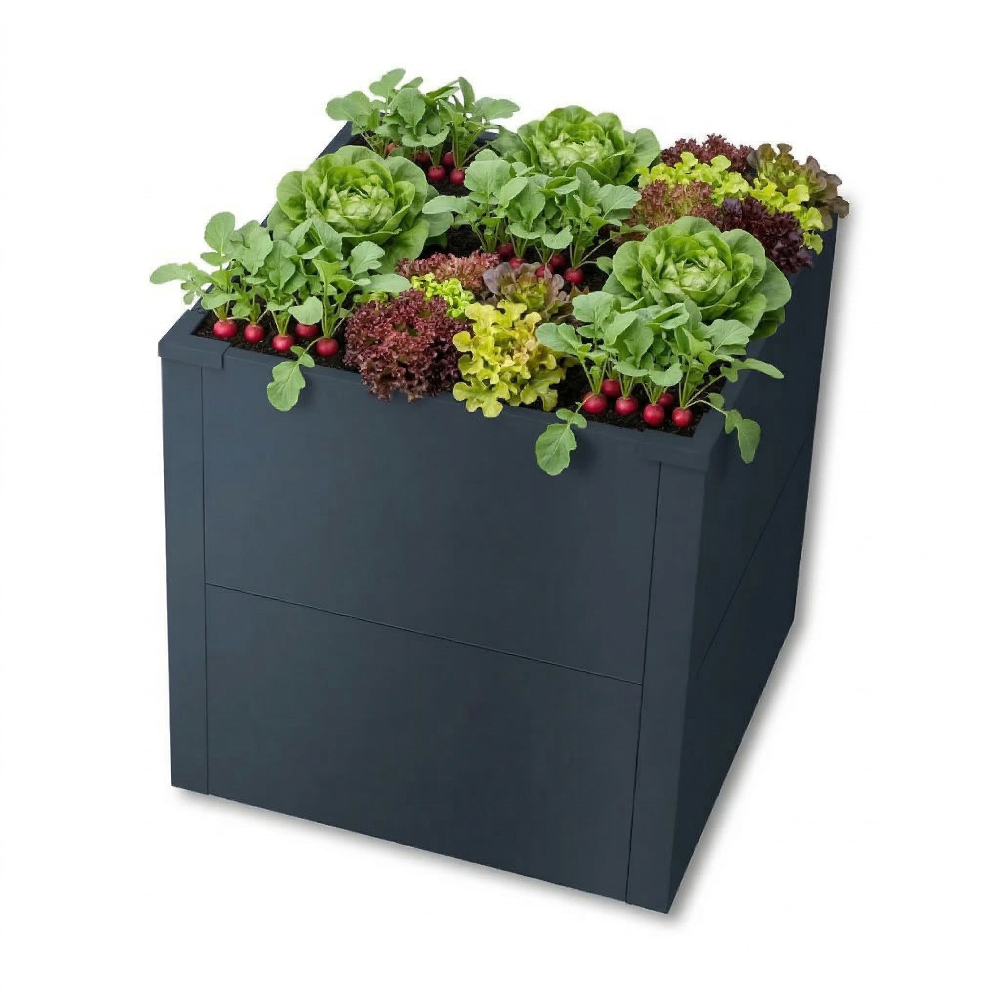 Metzler Hochbeet S für den Garten oder Balkon | 50 x 50 x 50 cm