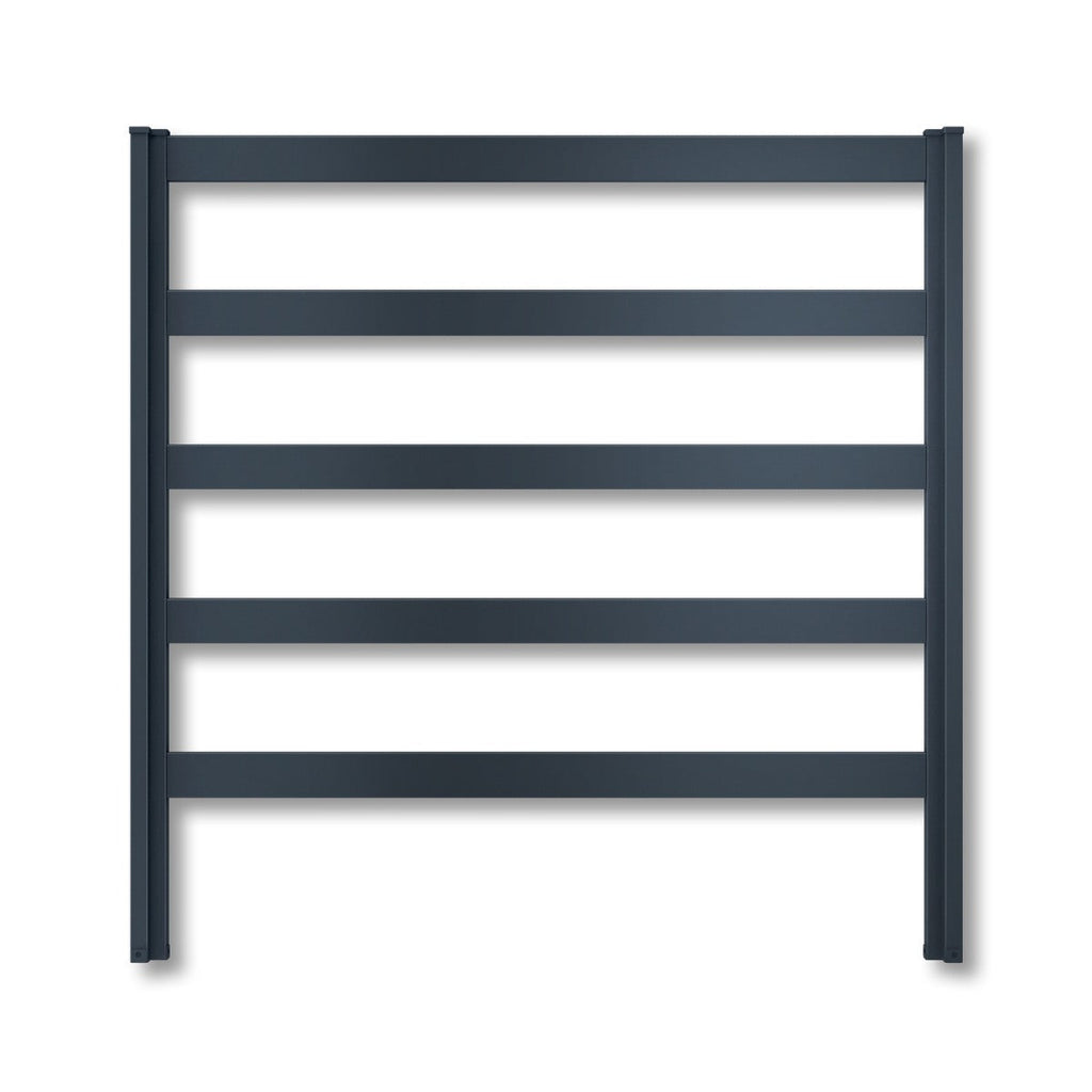 Metzler Rankgitter für Hochbeet mit Stauraum | Pulverbeschichtet in RAL 7016 Anthrazit | 100 x 100 cm
