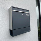 Metzler Briefkasten mit Zeitungsfach | RAL7016 Anthrazitgrau | BK212-RE-ZF