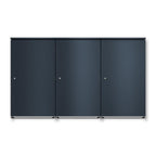 Metzler Mülltonnenbox | 3er | 240l | aus Aluminium | rostfrei & massiv