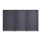Metzler Mülltonnenbox | 3er | 240l | aus Aluminium | rostfrei & massiv
