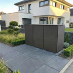 Metzler Mülltonnenbox | 3er | 240l | aus Aluminium | rostfrei & massiv