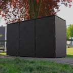 Metzler Mülltonnenbox | 3er | 240l | aus Aluminium | rostfrei & massiv