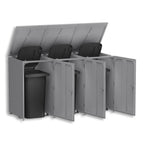Metzler Mülltonnenbox | 3er | 240l | aus Aluminium | rostfrei & massiv