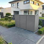 Metzler Mülltonnenbox | 3er | 240l | aus Aluminium | rostfrei & massiv