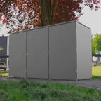 Metzler Mülltonnenbox | 3er | 240l | aus Aluminium | rostfrei & massiv
