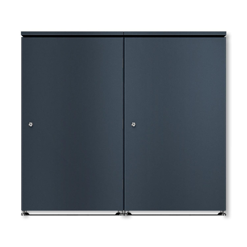 Metzler Mülltonnenbox | 2er | 240l | aus Aluminium | rostfrei & massiv