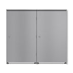 Metzler Mülltonnenbox | 2er | 240l | aus Aluminium | rostfrei & massiv
