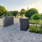 Metzler Mülltonnenbox | 1er | 240l | aus Aluminium | rostfrei & massiv
