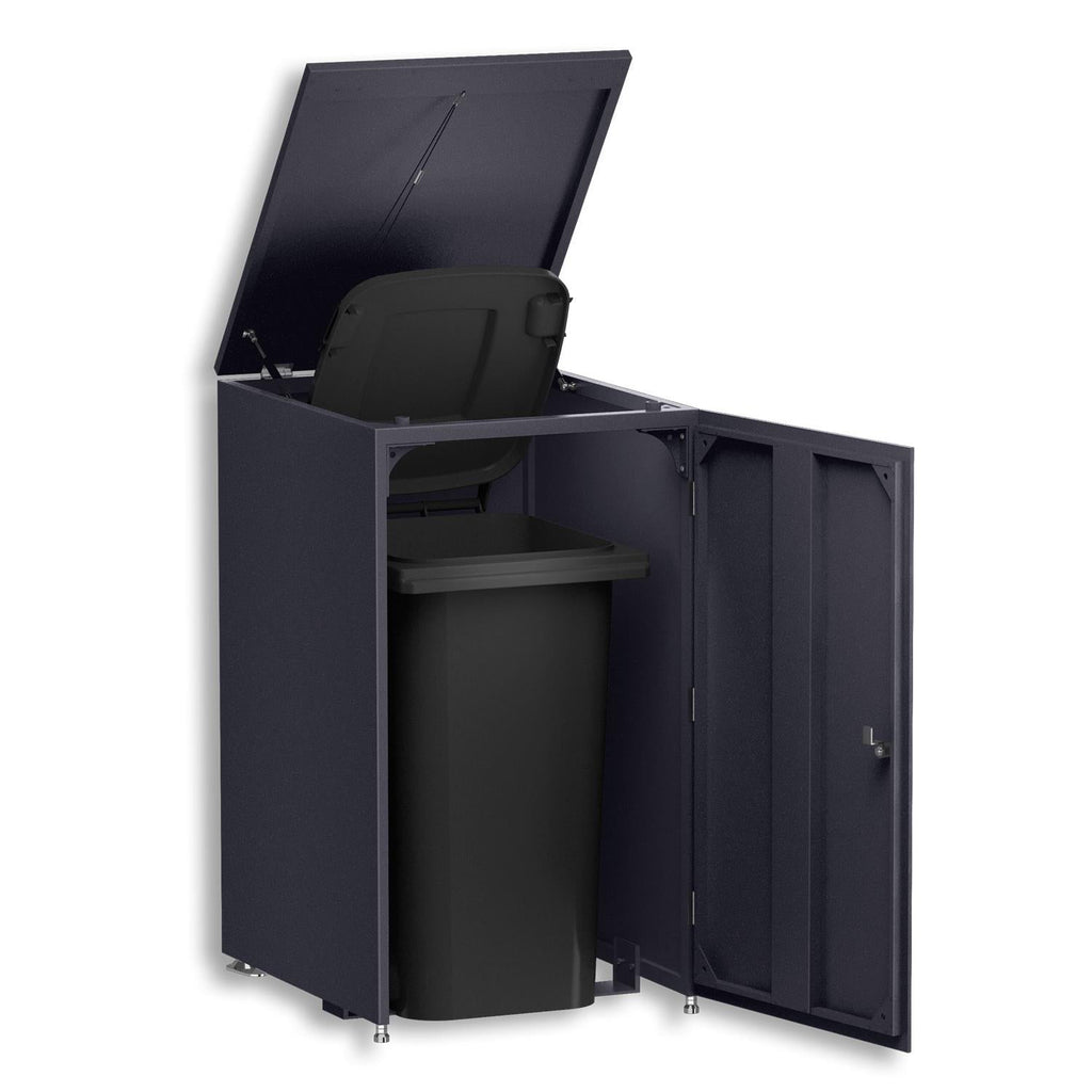 Metzler Mülltonnenbox | 1er | 240l | aus Aluminium | rostfrei & massiv