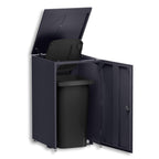 Metzler Mülltonnenbox | 1er | 240l | aus Aluminium | rostfrei & massiv